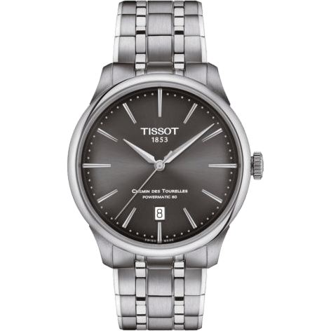 Chemin Des Tourelles Powermatic 80 39 Stainless Steel / Grey / Bracelet