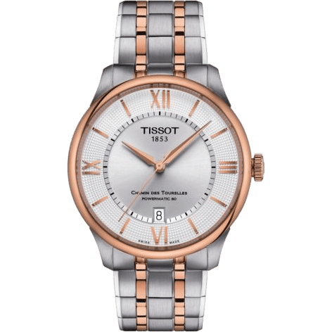 Chemin Des Tourelles Powermatic 80 39 Stainless Steel - Rose Gold / Silver / Bracelet