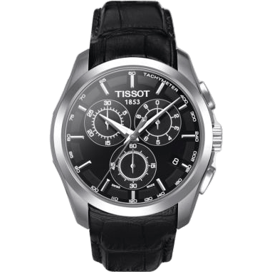 Couturier Quartz Chronograph Black / Strap