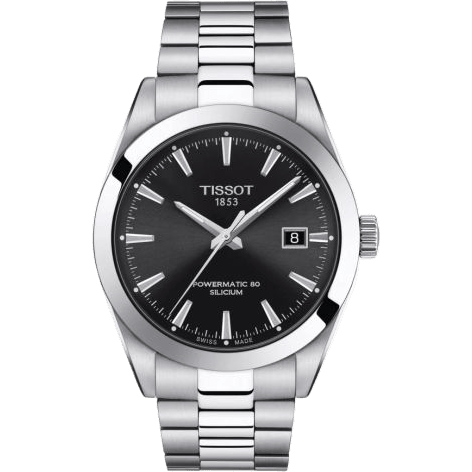 Gentleman Powermatic Stainless Steel / Black / Bracelet