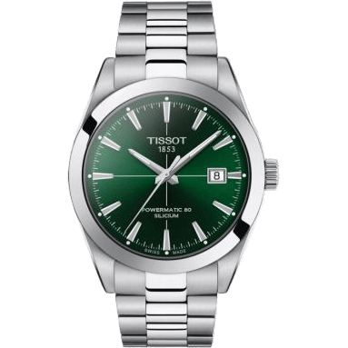 Gentleman Powermatic Stainless Steel / Green / Bracelet