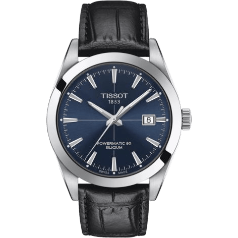 Gentleman Powermatic Stainless Steel / Blue / Strap