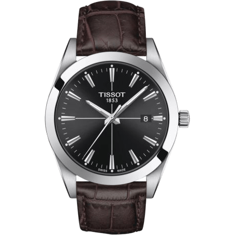 Gentleman Quartz Stainless Steel / Black / Strap
