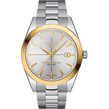 Gentleman Powermatic Stainless Steel - Yellow Gold / Silver / Bracelet