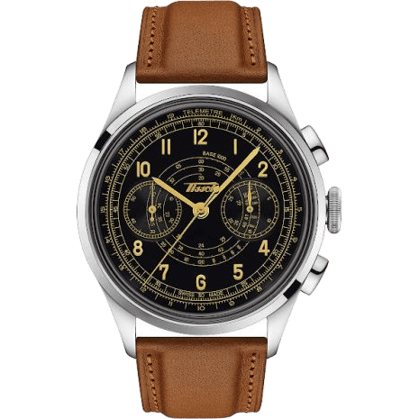 Telemeter 1938 Chronograph Stainless Steel / Black