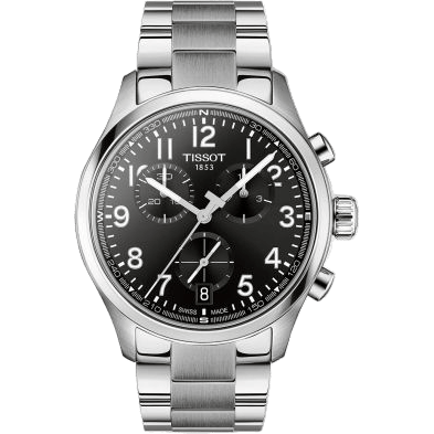 Chrono L Classic Stainless Steel / Black / Bracelet