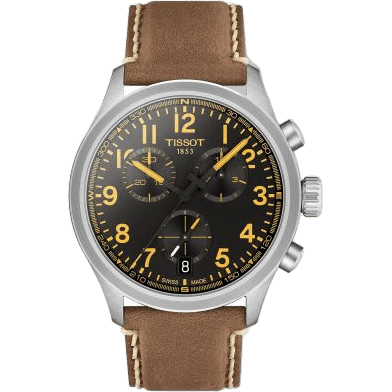 Chrono L Classic Stainless Steel / Black - Yellow