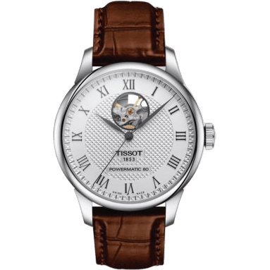 Le Locle Powermatic 80 Open Heart Stainless Steel / Silver