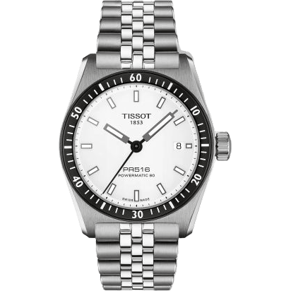 PR516 Powermatic 80 Stainless Steel / White / Bracelet