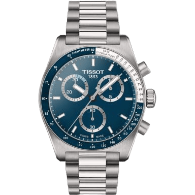 PR516 Chronograph Quartz Stainless Steel / Blue / Bracelet