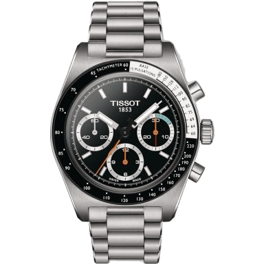 PR516 Chronograph Mechanical Stainless Steel / Black / Bracelet