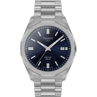 PRC 100 Solar Quartz 39 Stainless Steel / Blue / Bracelet