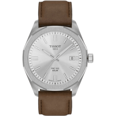 PRC 100 Solar Quartz 39 Stainless Steel / Silver
