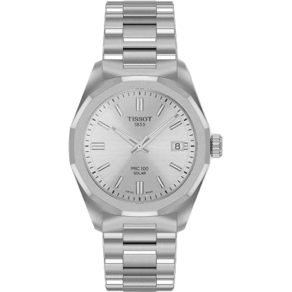 PRC 100 Solar Quartz 34 Stainless Steel / Silver