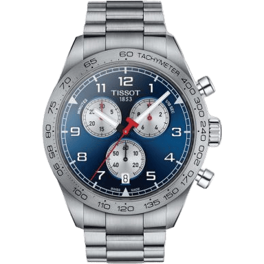 PRS 516 Quartz Chronograph Stainless Steel / Blue / Bracelet