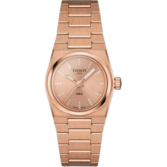 PRX Quartz 25 Rose Gold / Rose - Diamond