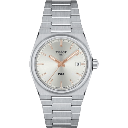 PRX Quartz 35 Stainless Steel / Silver