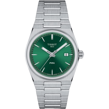 PRX Quartz 35 Stainless Steel / Green