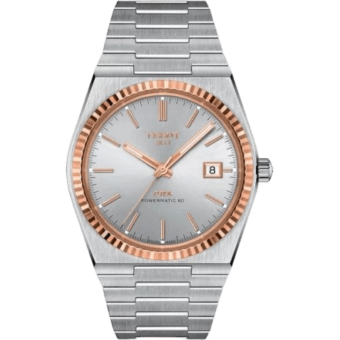 PRX Powermatic 80 Stainless Steel - Rose Gold / Silver