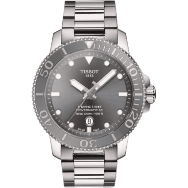 Seastar 1000 Powermatic 80 43 Stainless Steel / Grey / Bracelet