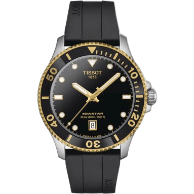 Seastar 1000 Quartz 40 Stainless Steel - Yellow Gold / Black / Rubber