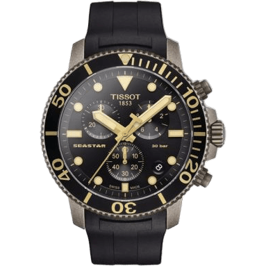 Seastar 1000 Chronograph Quartz 45.5 Bronze / Black / Rubber