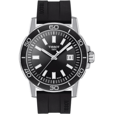 Supersport Stainless Steel / Black / Rubber