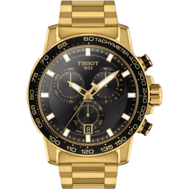 Supersport Chrono Yellow Gold / Black / Bracelet