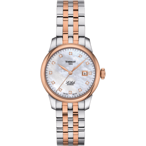 Le Locle 29 Automatic Lady Stainless Steel / Rose Gold PVD / MOP