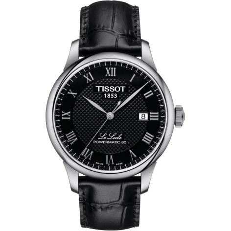 Le Locle Powermatic 80 39.3 Stainless Steel / Black / Strap