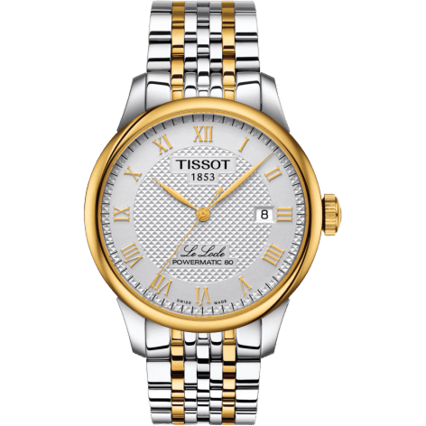 Le Locle Powermatic 80 39.3 Stainless Steel - Yellow Gold / Silver / Bracelet