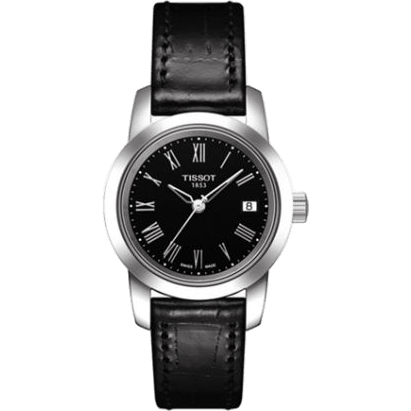 Dream Quartz 28 Stainless Steel / Black / Strap