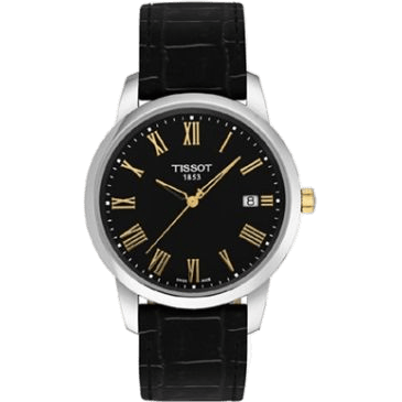 Dream Quartz 38 Stainless Steel / Yellow Gold PVD / Black / Strap