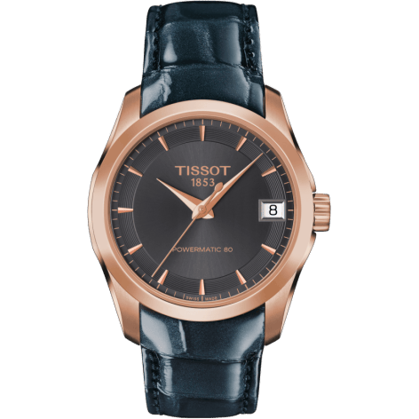 Couturier Powermatic 80 32 Rose Gold PVD / Grey / Strap