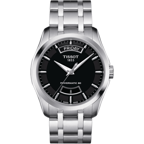 Couturier Powermatic 80 39 Stainless Steel / Black / Bracelet