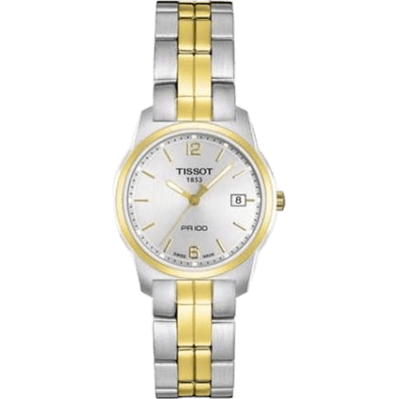 PR 100 Quartz 24.5 Stainless Steel / Yellow Gold PVD / Silver / Bracelet