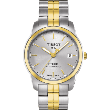 PR 100 Automatic 38 Stainless Steel / Yellow Gold PVD / Silver / Bracelet