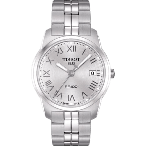 PR 100 Quartz 38 Stainless Steel / Silver / Bracelet