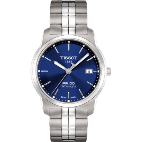 PR 100 Quartz 38 Titanium / Blue / Bracelet