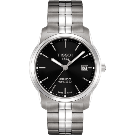 PR 100 Quartz 38 Titanium / Black / Bracelet