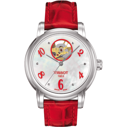 Lady Heart Red Mother-of-Pearl