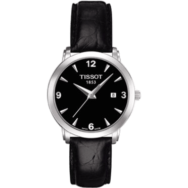 Everytime Small Stainless Steel / Black / Strap