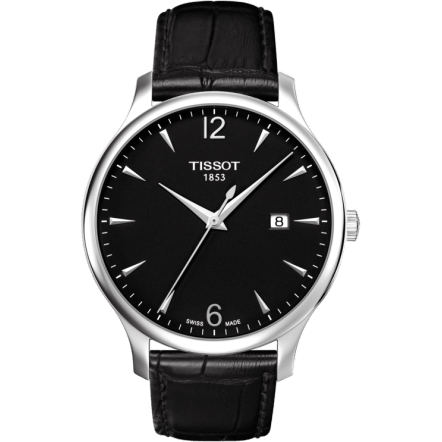 Tradition 42 Stainless Steel / Black / Strap