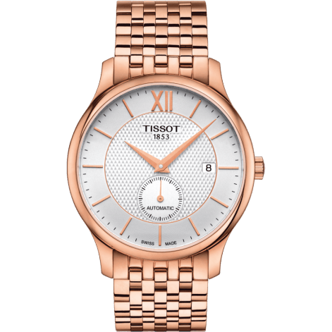 Tradition Automatic Small Second Rose Gold PVD / Silver / Bracelet