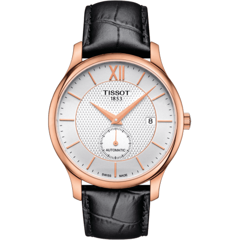 Tradition Automatic Small Second Rose Gold PVD / Silver