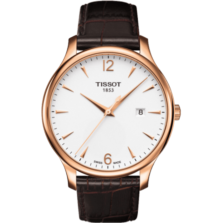 Tradition Quartz 42 Rose Gold PVD / Silver / Strap