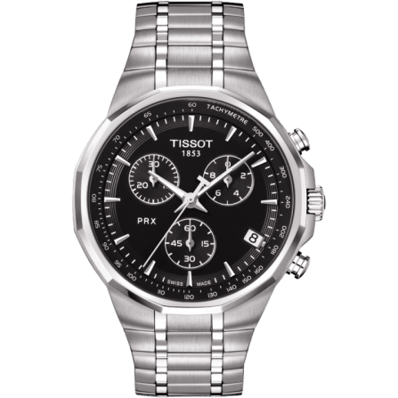 PRX Chronograph Quartz Stainless Steel / Black