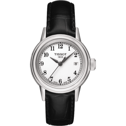 Carson Quartz 29.7 Stainless Steel / White / Strap
