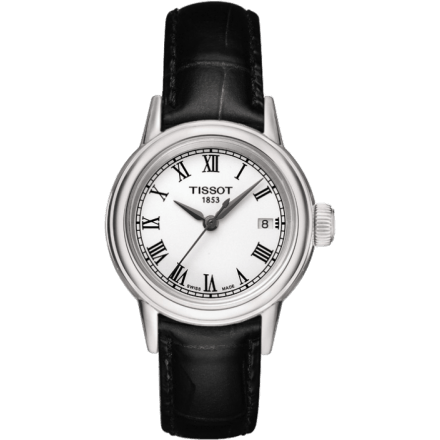 Carson Quartz 29.7 Stainless Steel / White / Strap