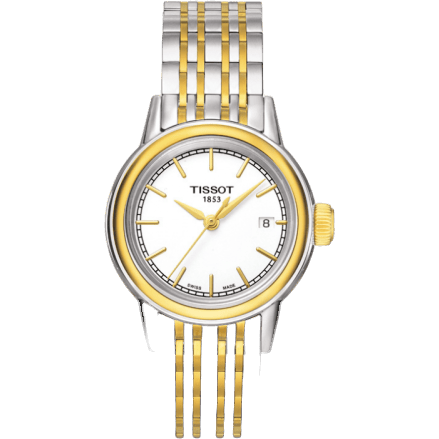 Carson Quartz 29.7 Stainless Steel / Yellow Gold PVD / White / Bracelet